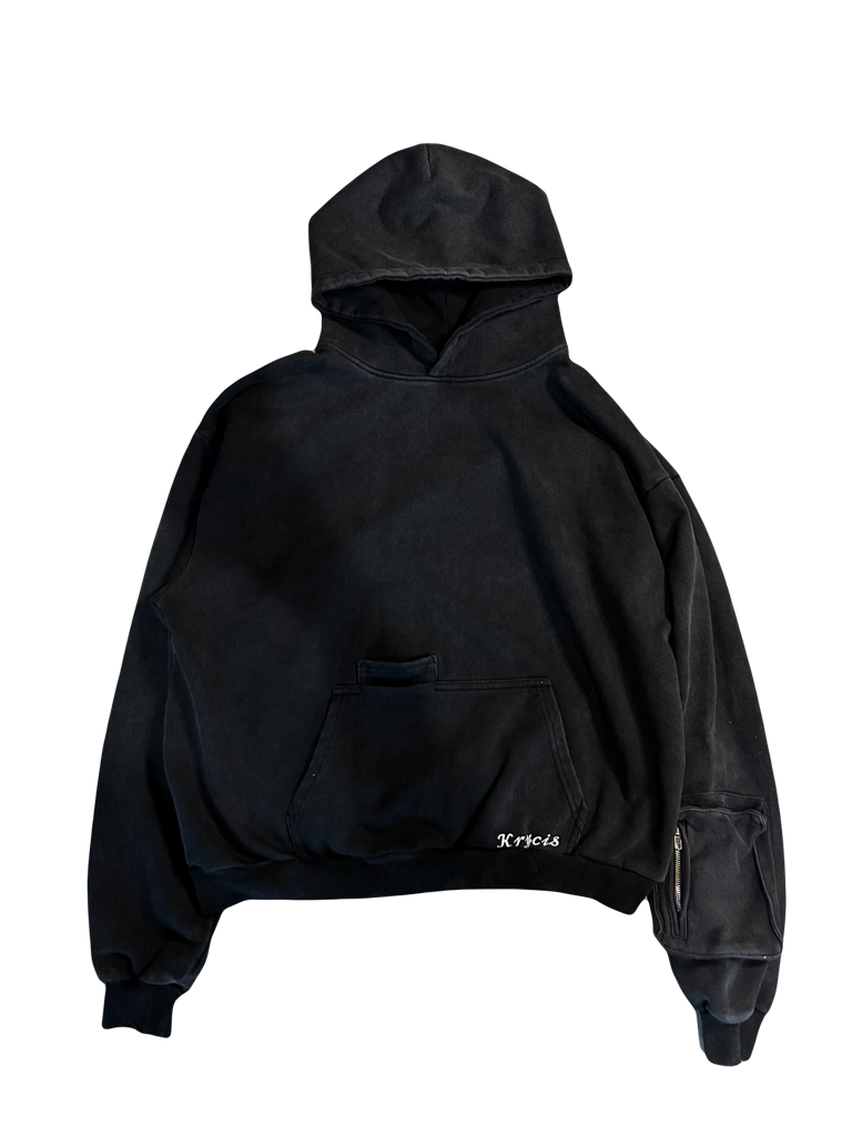 Noir Cargo Hoodie